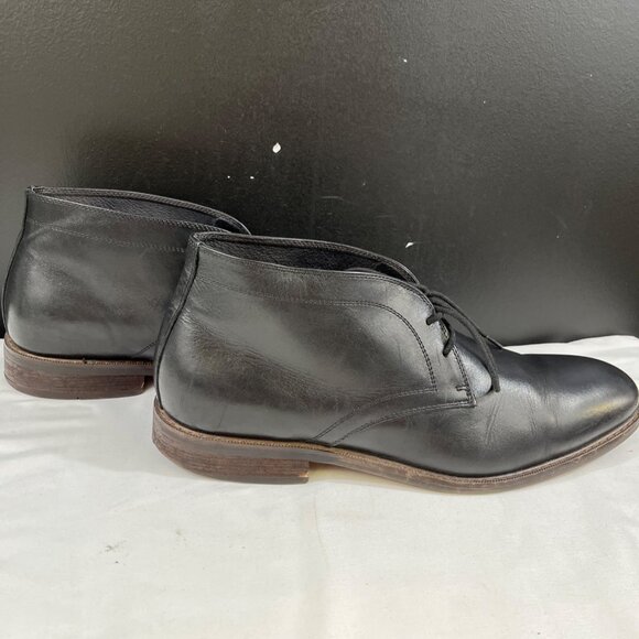 Moretti Black Label Glen Men\'s Black Leather Oxfords Size 12D SKU 6102 main image 8